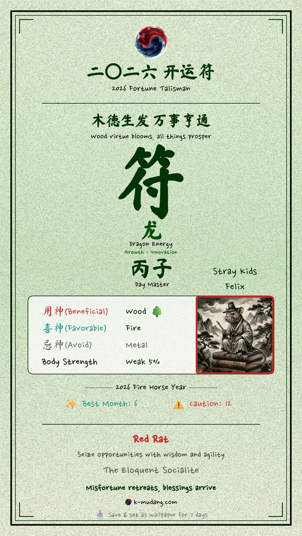 Felix 수호 부적 — K-무당