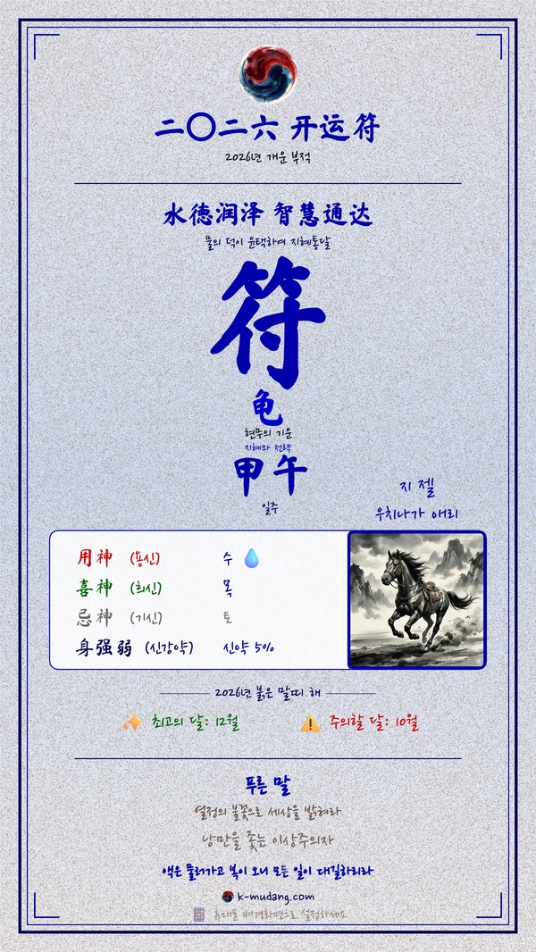 우치나가 에리 수호 부적 — K-무당