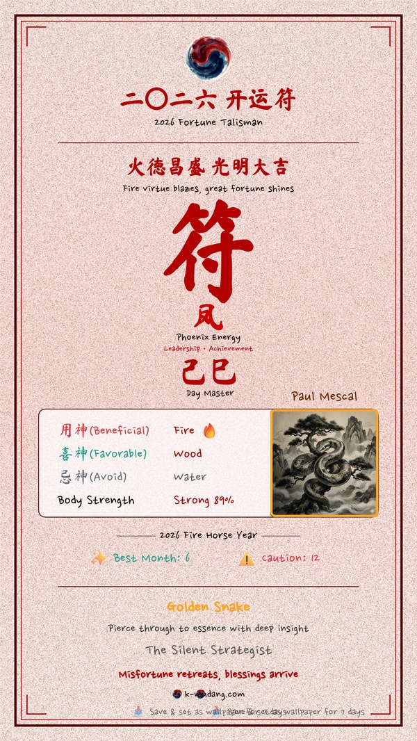 폴 메스칼 수호 부적 — K-무당